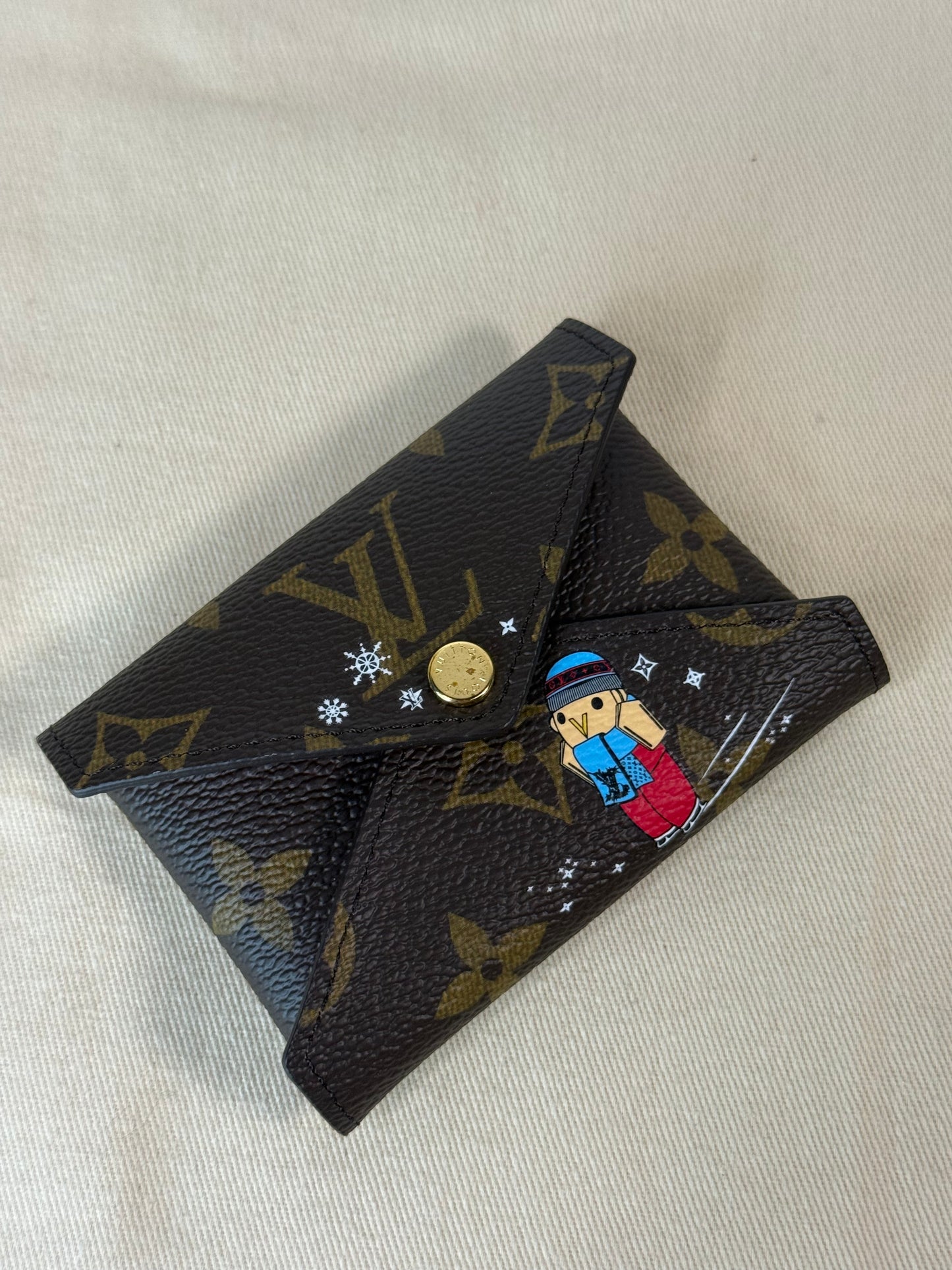LOUIS VUITTON MONOGRAM CANVAS CHRISTMAS ANIMATION VIVIENNE KIRIGAMI POCHETTE SET