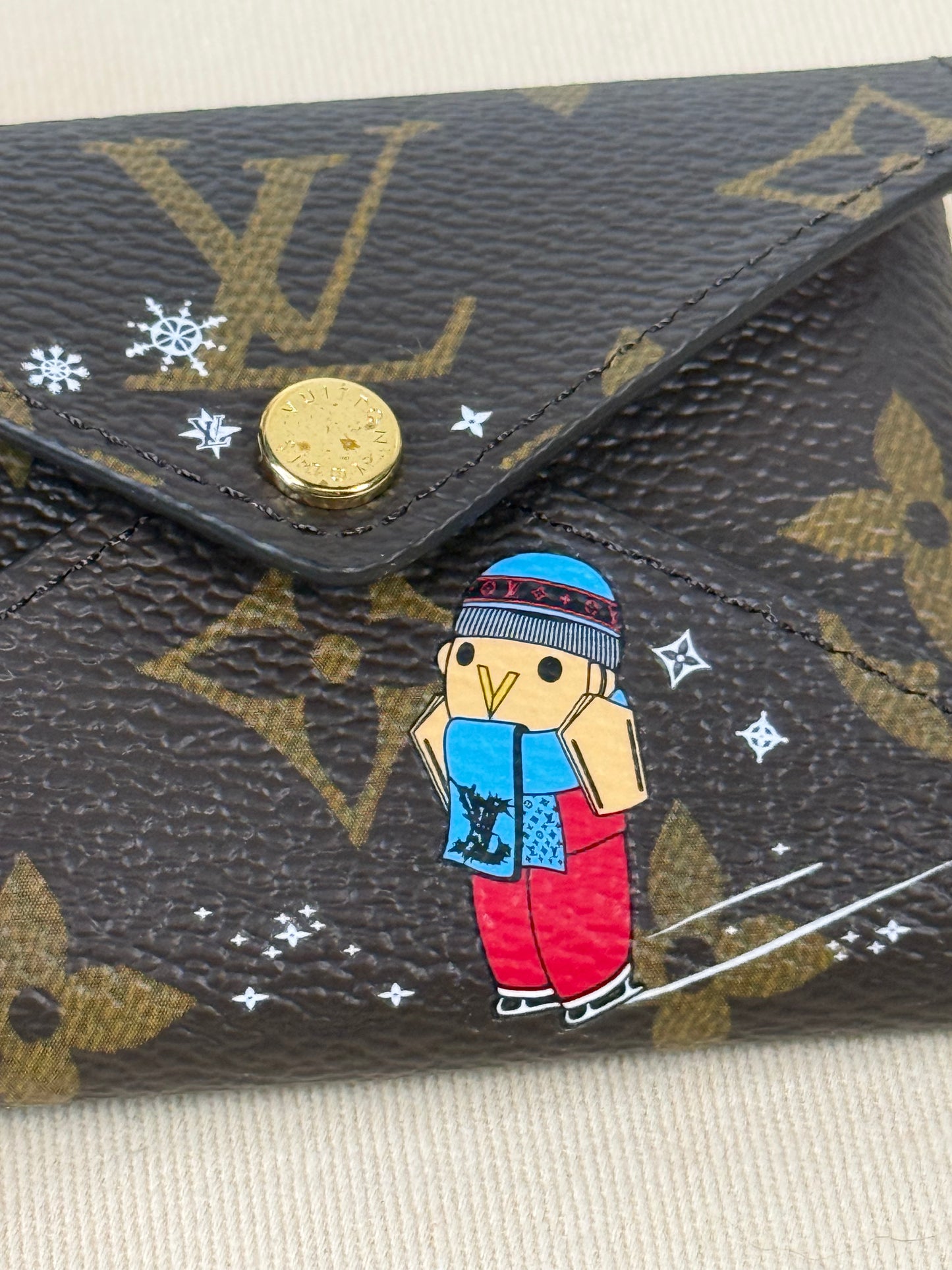 LOUIS VUITTON MONOGRAM CANVAS CHRISTMAS ANIMATION VIVIENNE KIRIGAMI POCHETTE SET