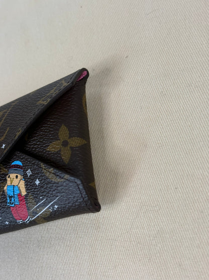 LOUIS VUITTON MONOGRAM CANVAS CHRISTMAS 2023 ANIMATION VIVIENNE KIRIGAMI POCHETTE SET