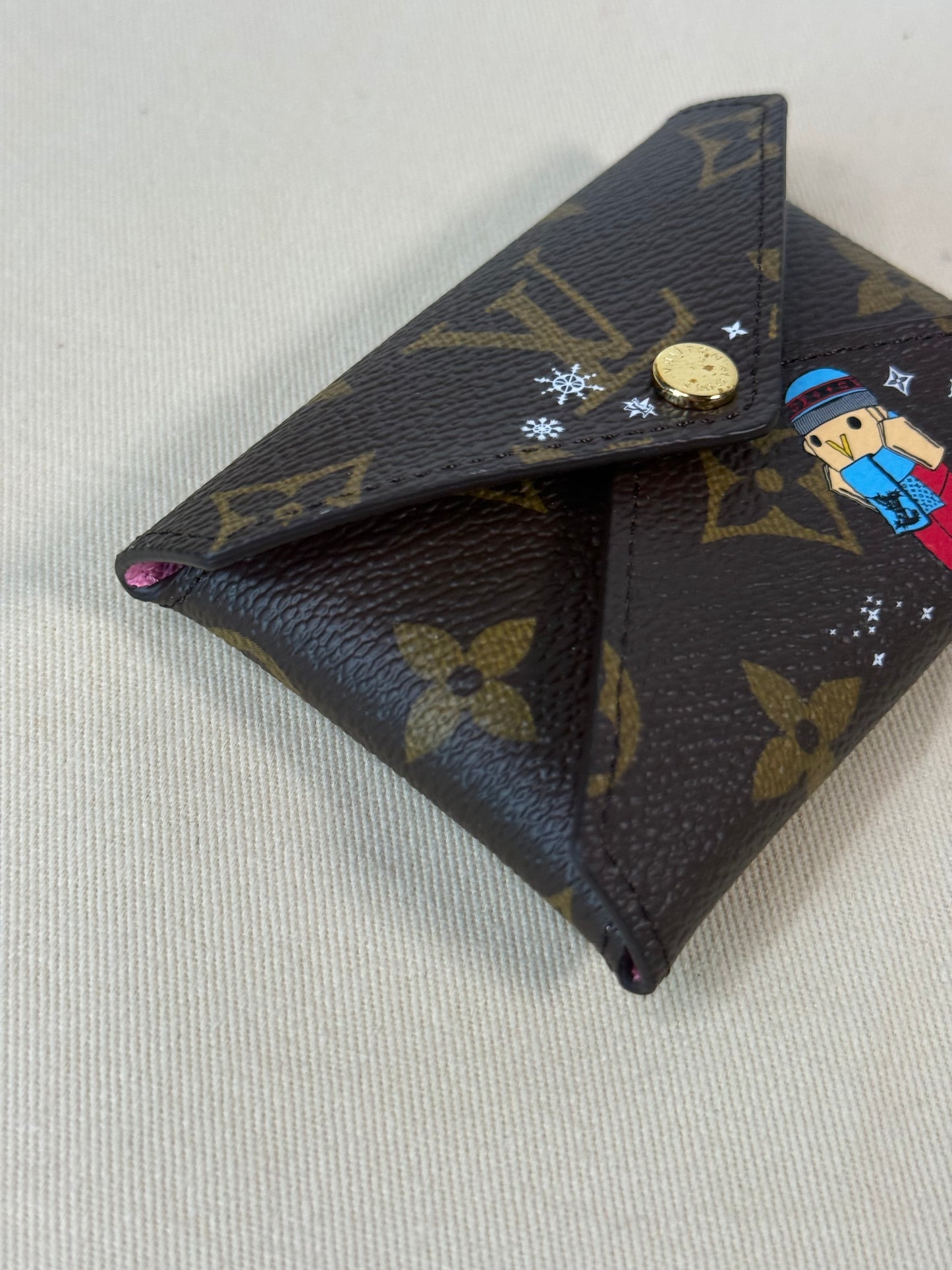LOUIS VUITTON MONOGRAM CANVAS CHRISTMAS ANIMATION VIVIENNE KIRIGAMI POCHETTE SET