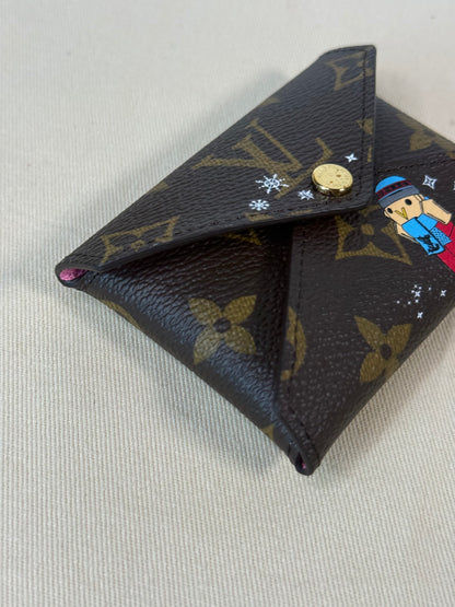 LOUIS VUITTON MONOGRAM CANVAS CHRISTMAS 2023 ANIMATION VIVIENNE KIRIGAMI POCHETTE SET