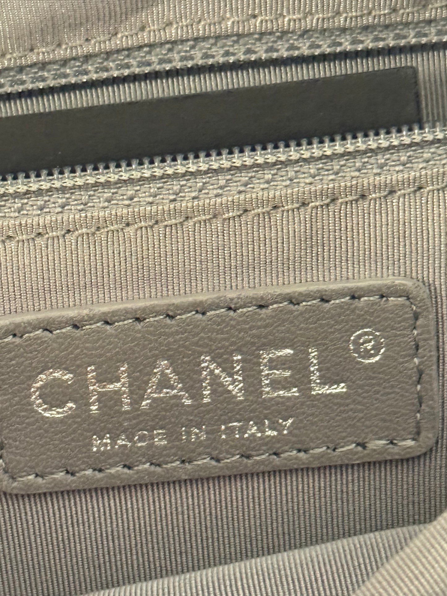 CHANEL Nylon Quilted Tweed Stitch Bubble Tote Black SHW