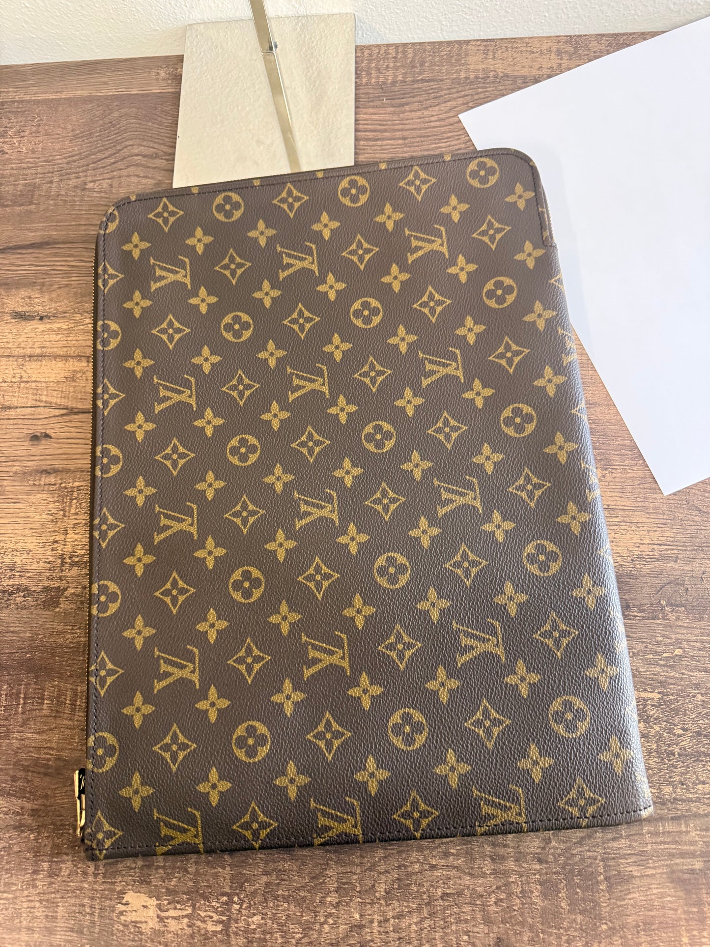 Louis Vuitton Monogram Canvas Poche Documents Case