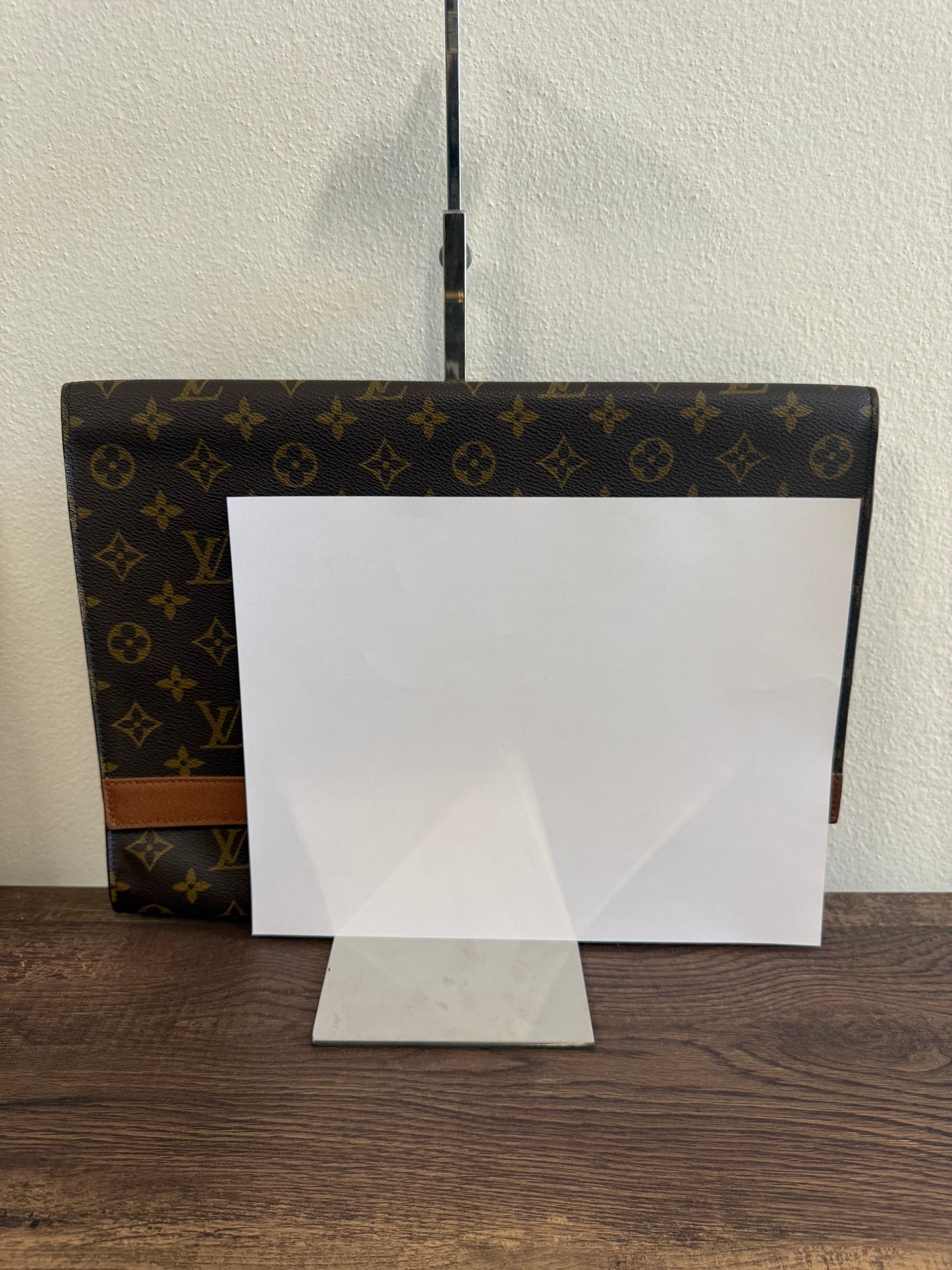 LOUIS VUITTON Monogram Porte Envelope Clutch Bag