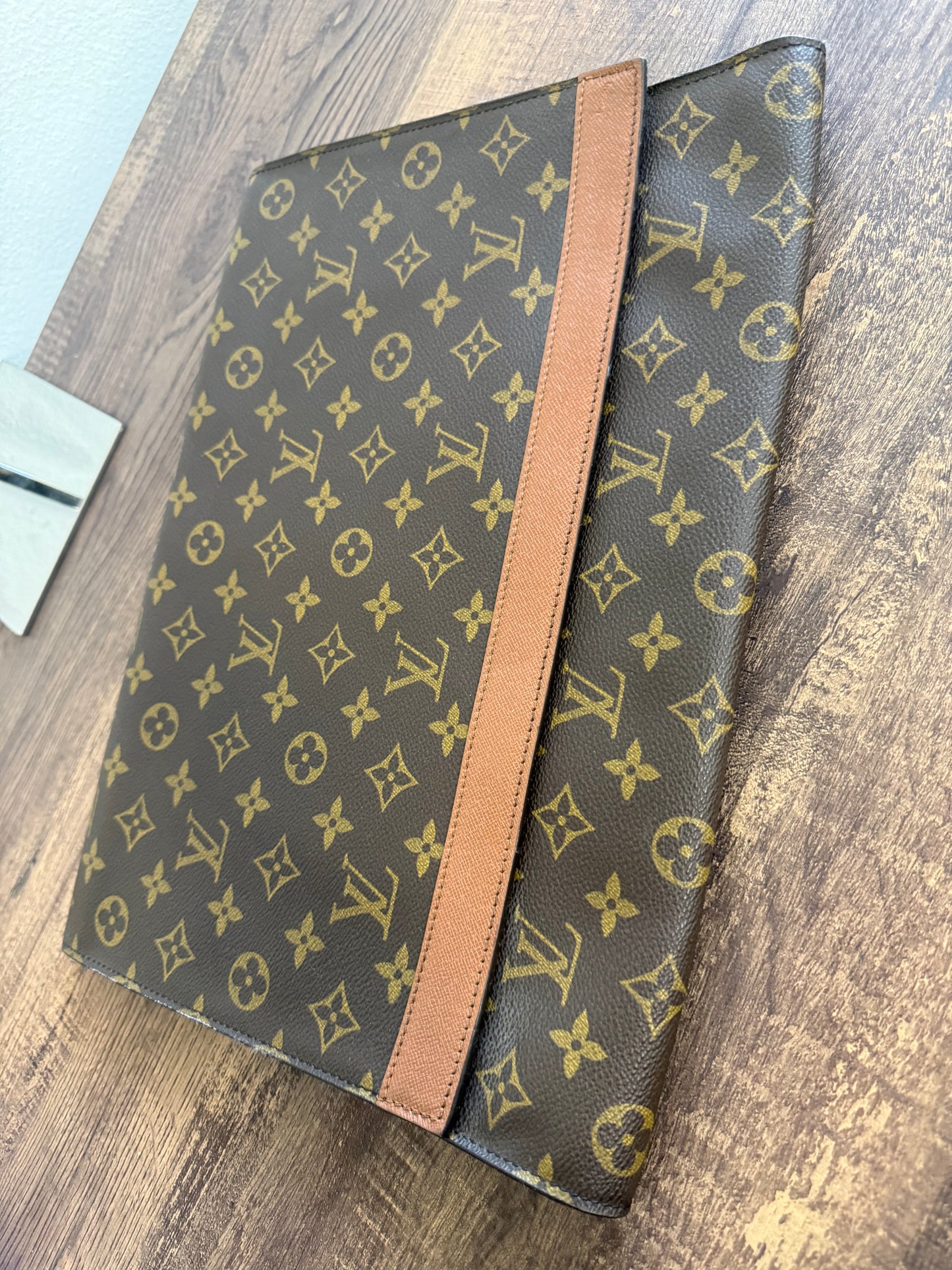 LOUIS VUITTON Monogram Porte Envelope Clutch Bag