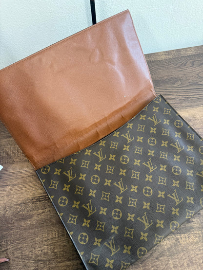 LOUIS VUITTON Monogram Porte Envelope Clutch Bag
