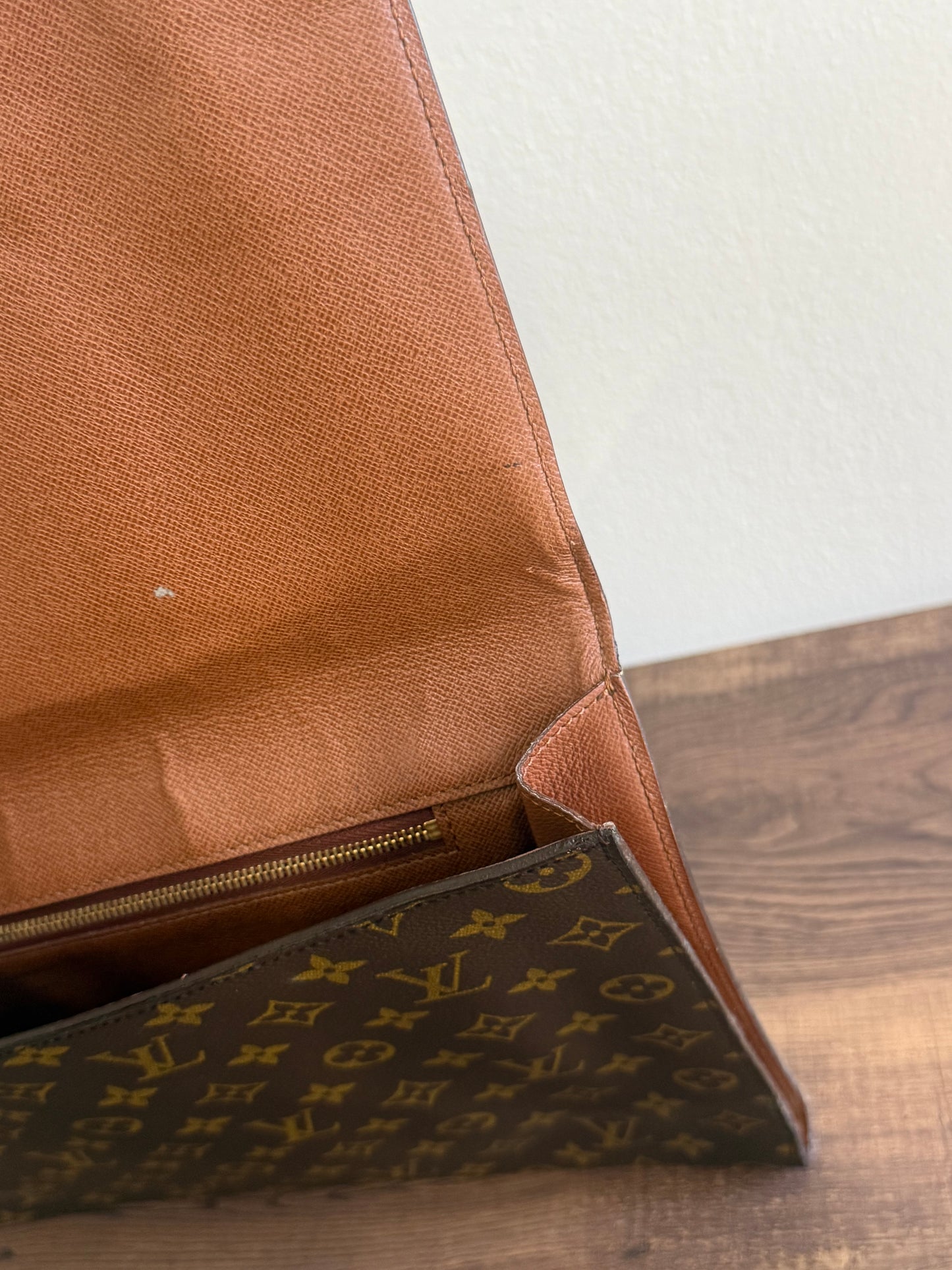 LOUIS VUITTON Monogram Porte Envelope Clutch Bag