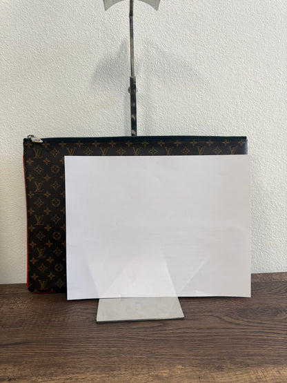 LOUIS VUITTON Monogram Pochette A4 Clutch Bag Virgil Abloh
