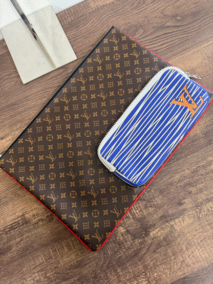 LOUIS VUITTON Monogram Pochette A4 Clutch Bag Virgil Abloh