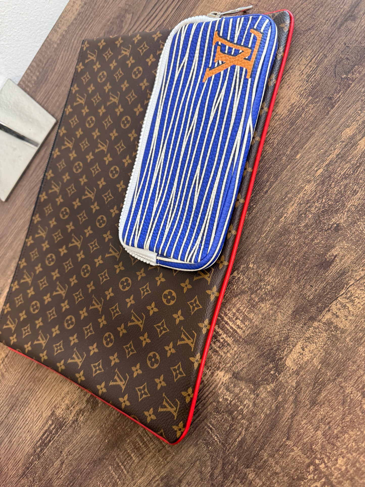 LOUIS VUITTON Monogram Pochette A4 Clutch Bag Virgil Abloh