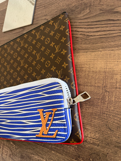 LOUIS VUITTON Monogram Pochette A4 Clutch Bag Virgil Abloh