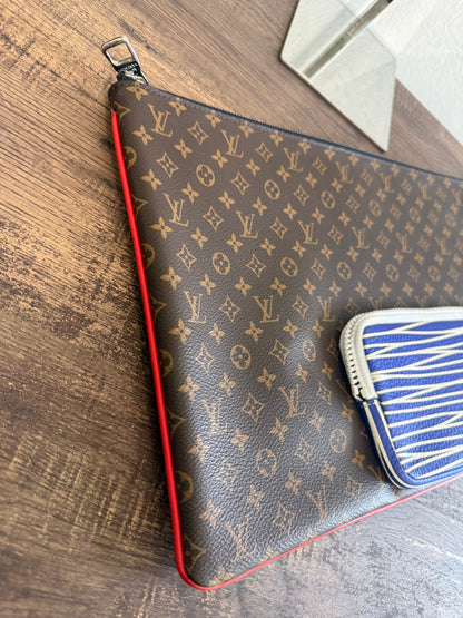 LOUIS VUITTON Monogram Pochette A4 Clutch Bag Virgil Abloh