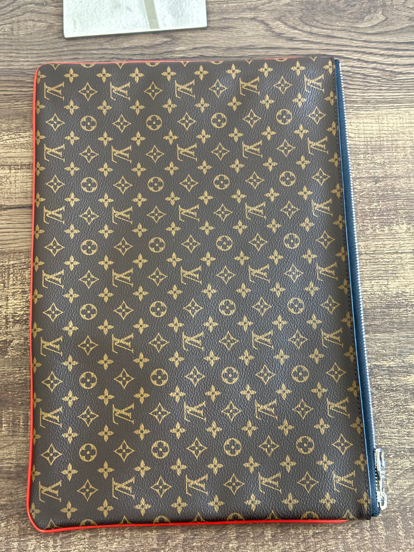 LOUIS VUITTON Monogram Pochette A4 Clutch Bag Virgil Abloh