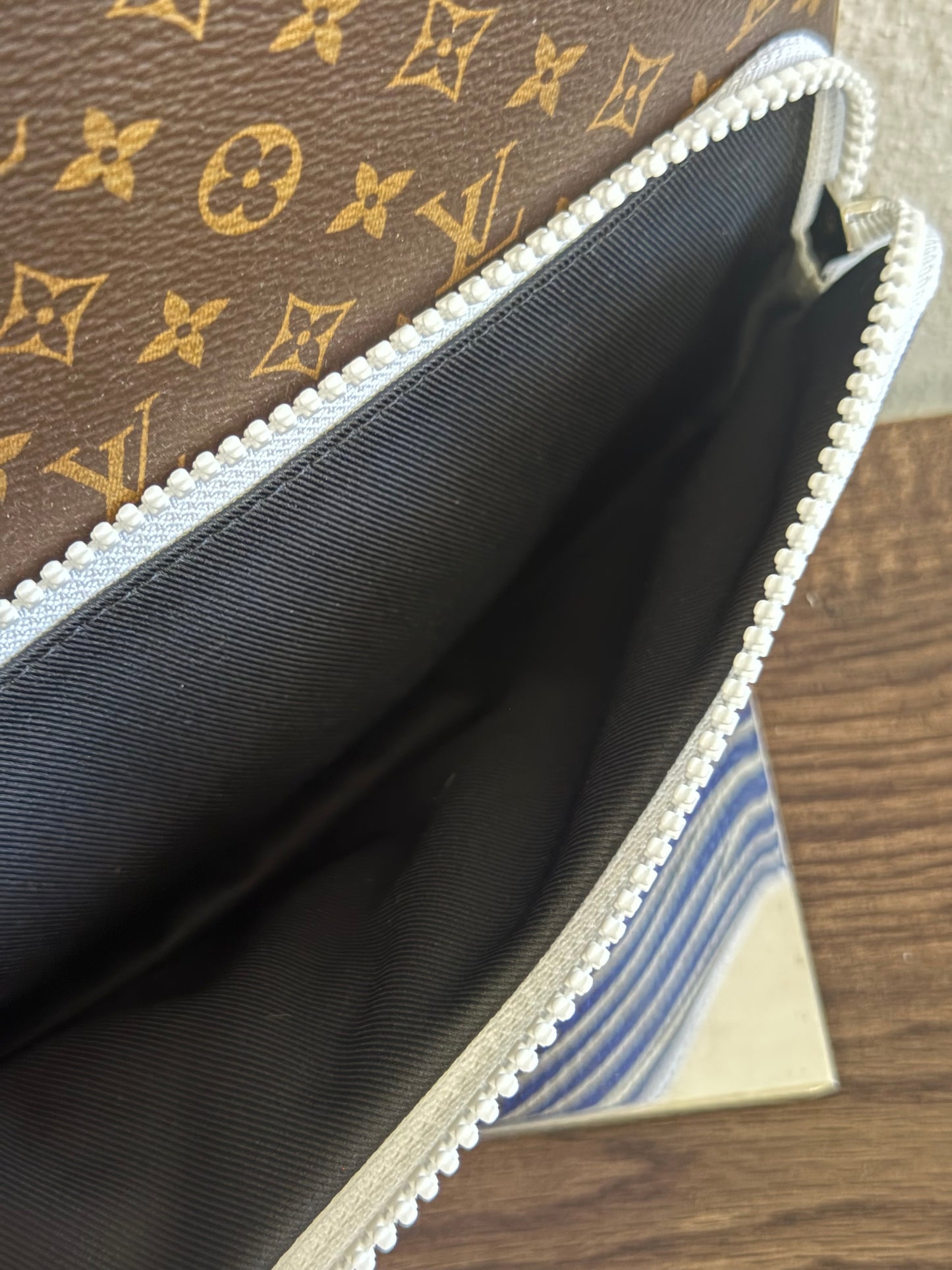 LOUIS VUITTON Monogram Pochette A4 Clutch Bag Virgil Abloh