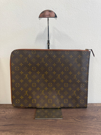 Louis Vuitton Vintage Poche Documents Case Monogram Canvas