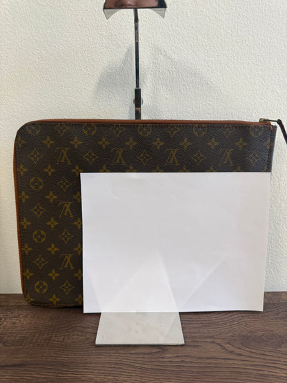 Louis Vuitton Vintage Poche Documents Case Monogram Canvas