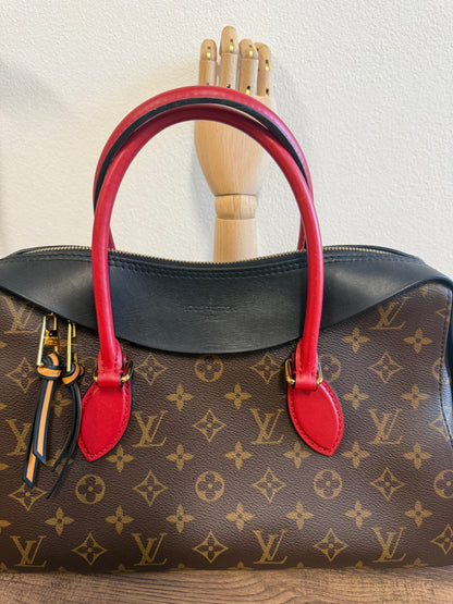 Louis Vuitton Tuileries NM Monogram Canvas and Tricolor Leather Bag