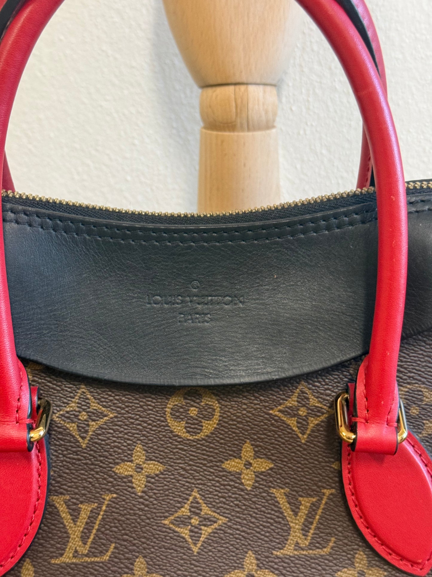 Louis Vuitton Tuileries NM Monogram Canvas and Tricolor Leather Bag