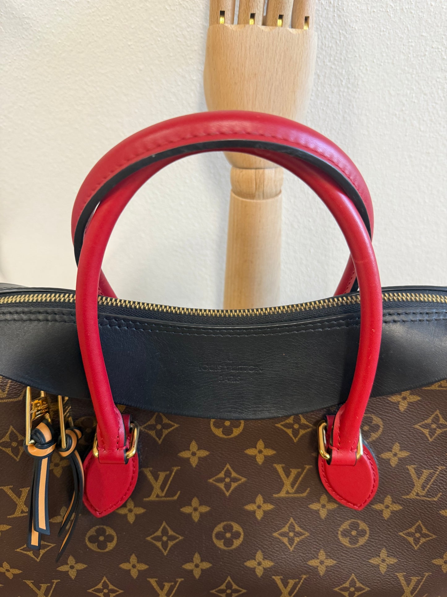 Louis Vuitton Tuileries NM Monogram Canvas and Tricolor Leather Bag