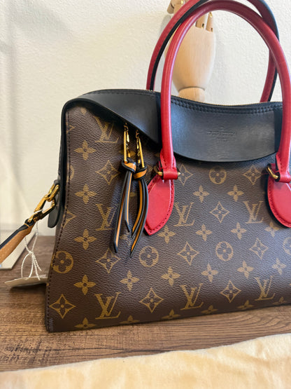 Louis Vuitton Tuileries NM Monogram Canvas and Tricolor Leather Bag