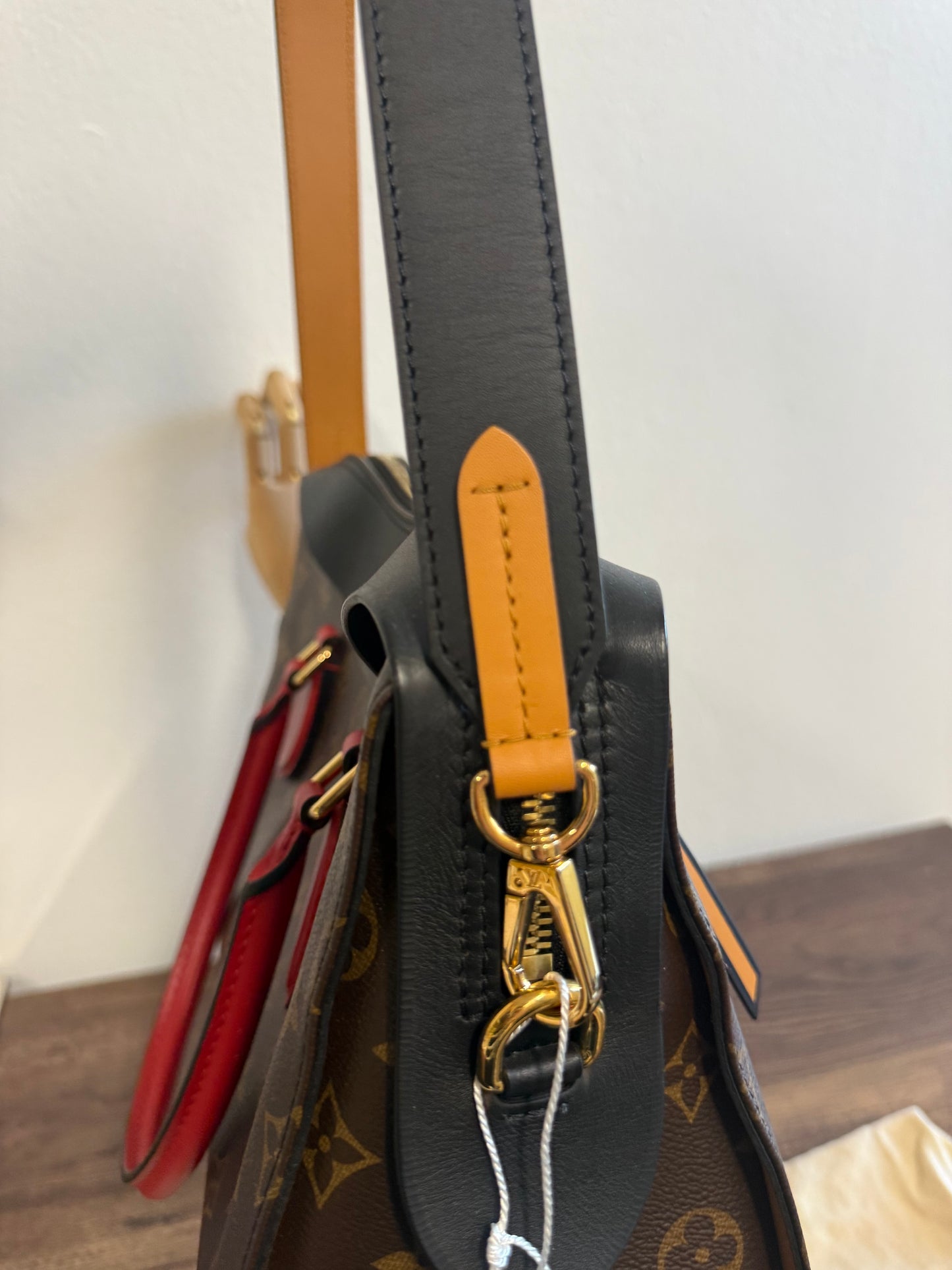 Louis Vuitton Tuileries NM Monogram Canvas and Tricolor Leather Bag
