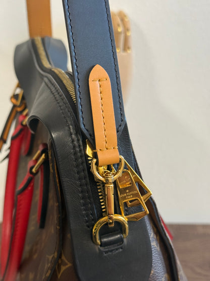 Louis Vuitton Tuileries NM Monogram Canvas and Tricolor Leather Bag