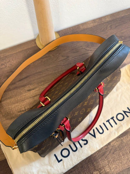 Louis Vuitton Tuileries NM Monogram Canvas and Tricolor Leather Bag