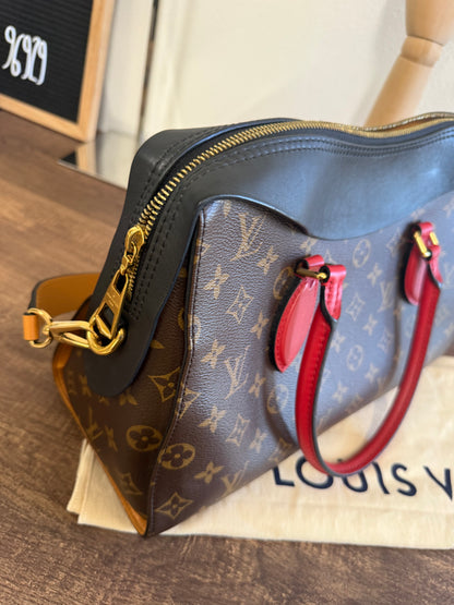Louis Vuitton Tuileries NM Monogram Canvas and Tricolor Leather Bag