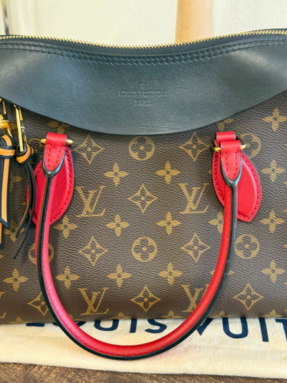Louis Vuitton Tuileries NM Monogram Canvas and Tricolor Leather Bag