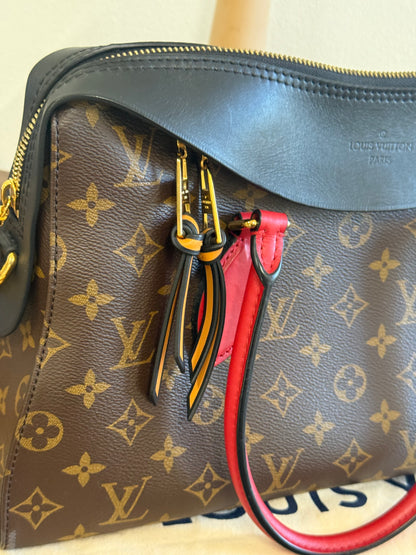 Louis Vuitton Tuileries NM Monogram Canvas and Tricolor Leather Bag