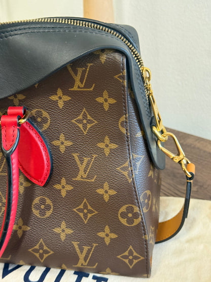 Louis Vuitton Tuileries NM Monogram Canvas and Tricolor Leather Bag