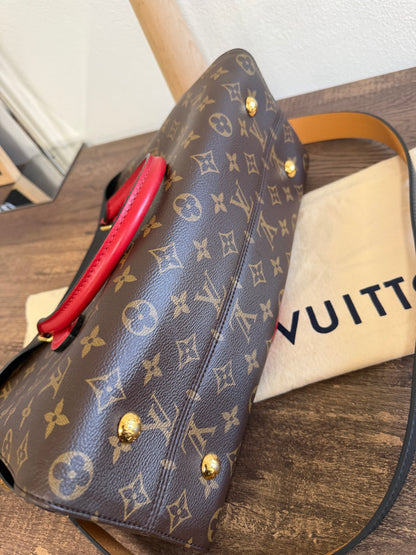 Louis Vuitton Tuileries NM Monogram Canvas and Tricolor Leather Bag