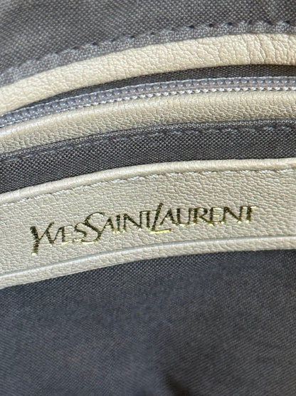 Yves Saint Laurent Taupe Leather Large Cabas ChYc Bag