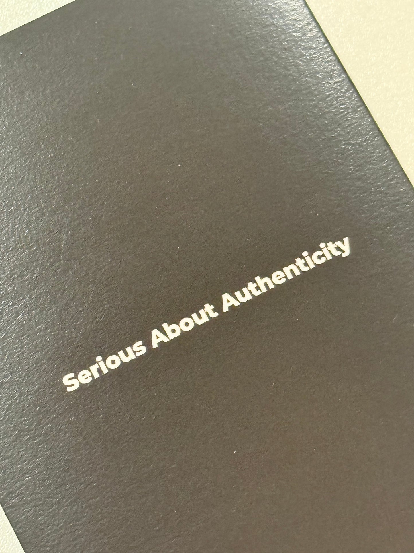 AUTHENTICITY CERTIFICATE