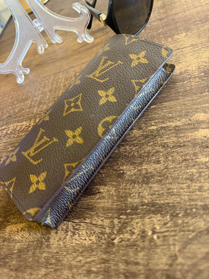LOUIS VUITTON EYEGLASSES CASE MONOGRAM