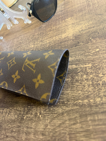 LOUIS VUITTON EYEGLASSES CASE MONOGRAM