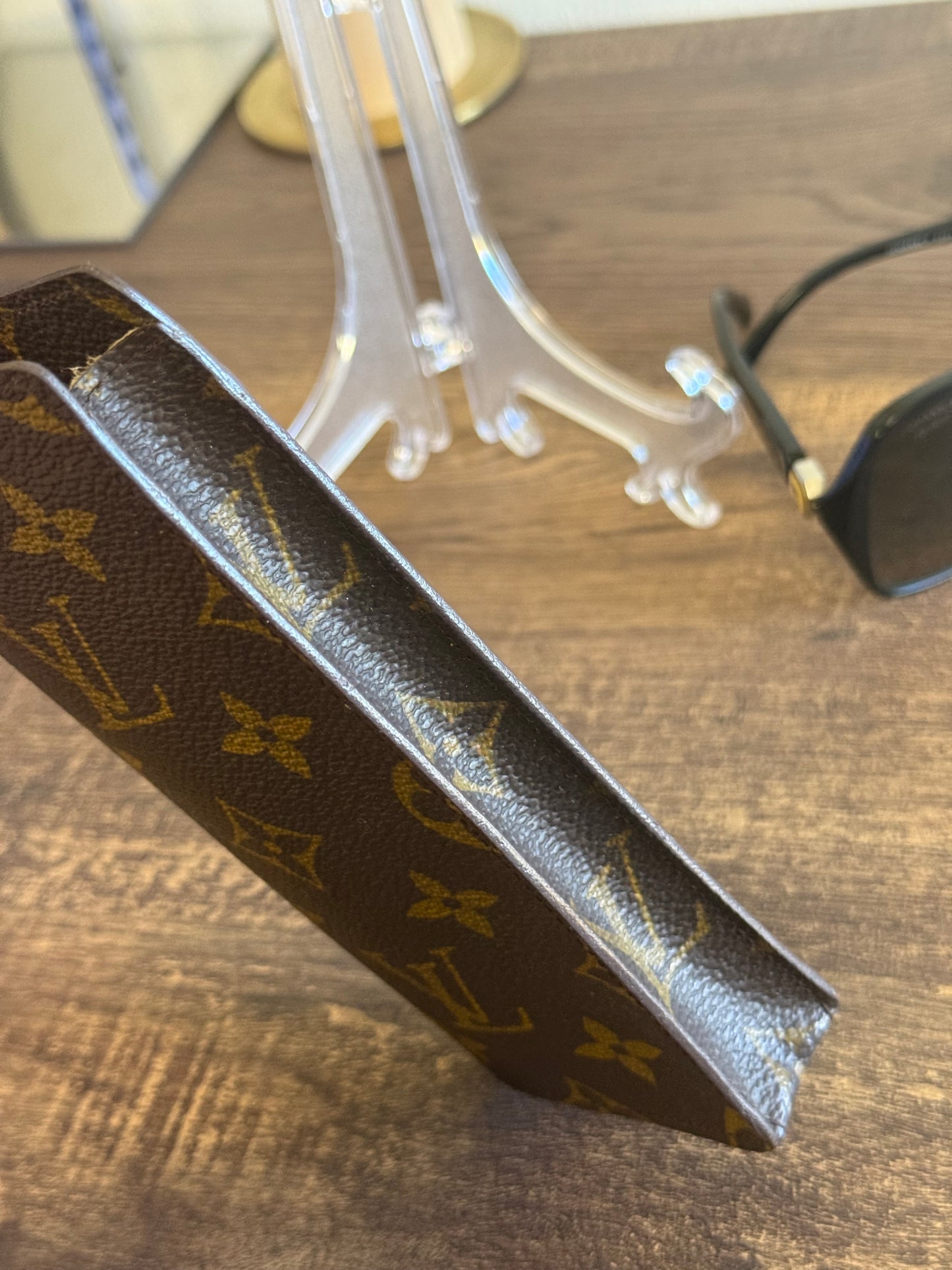 LOUIS VUITTON EYEGLASSES CASE MONOGRAM
