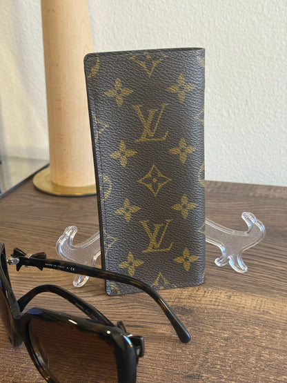 LOUIS VUITTON EYEGLASSES CASE MONOGRAM