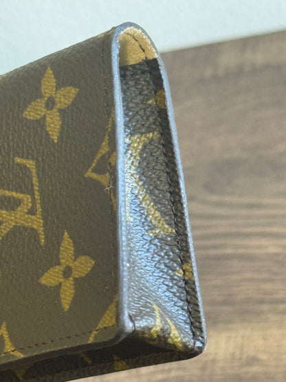 LOUIS VUITTON EYEGLASSES CASE MONOGRAM