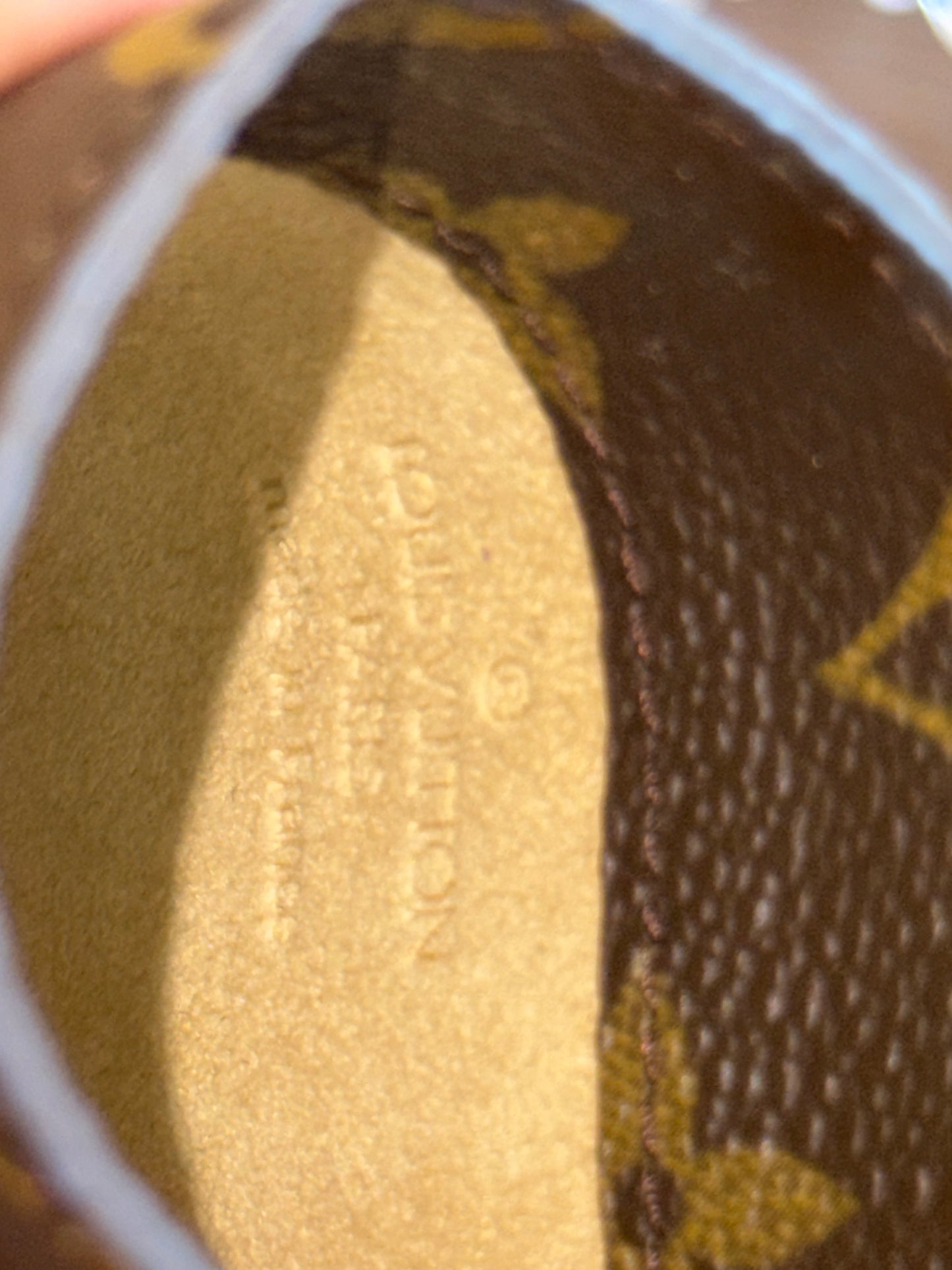 LOUIS VUITTON EYEGLASSES CASE MONOGRAM