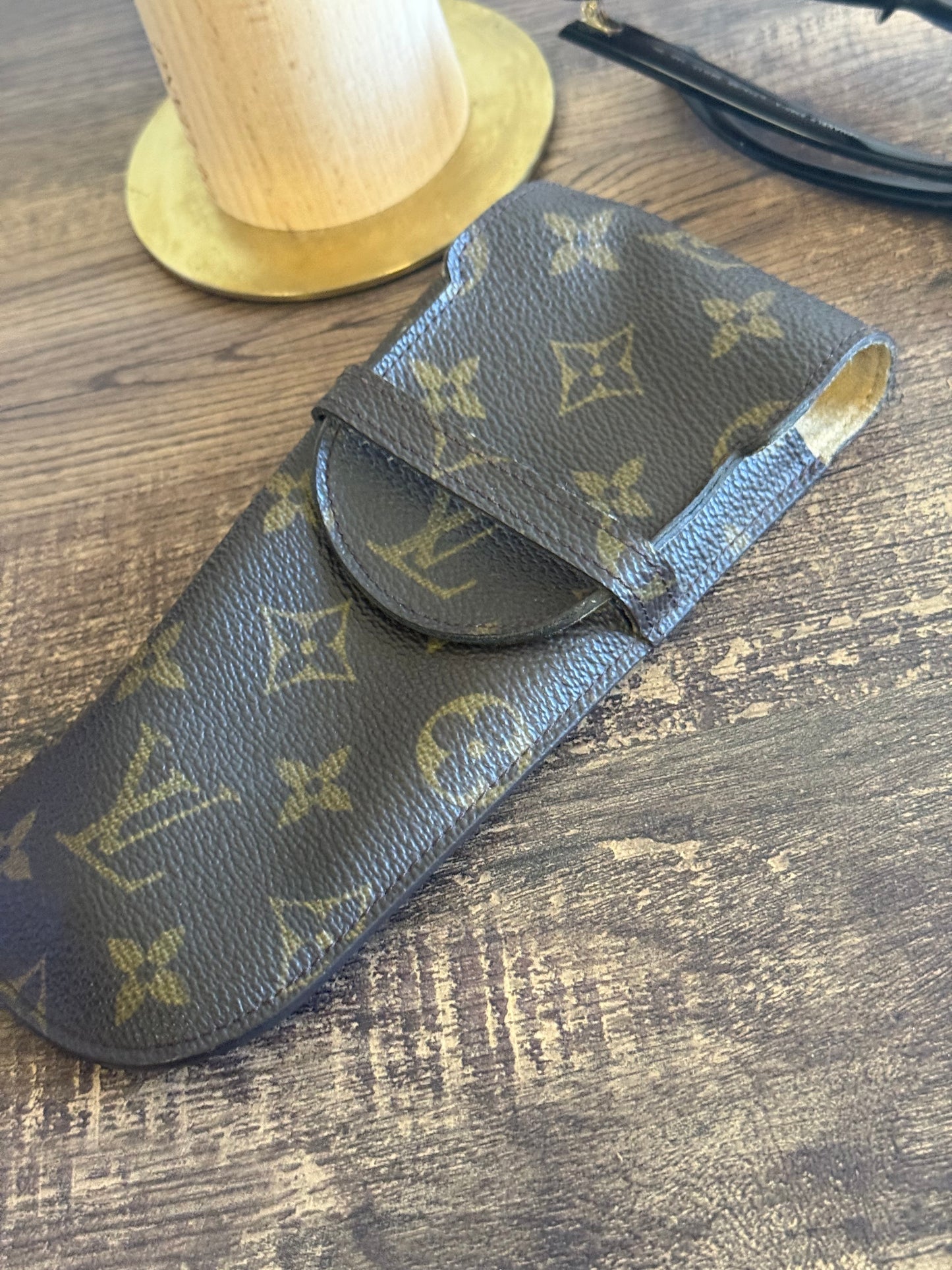 LOUIS VUITTON EYEGLASS CASE/PEN CASE MONOGRAM