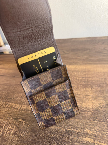 LOUIS VUITTON CIGARETTE CASE DAMIER EBENE