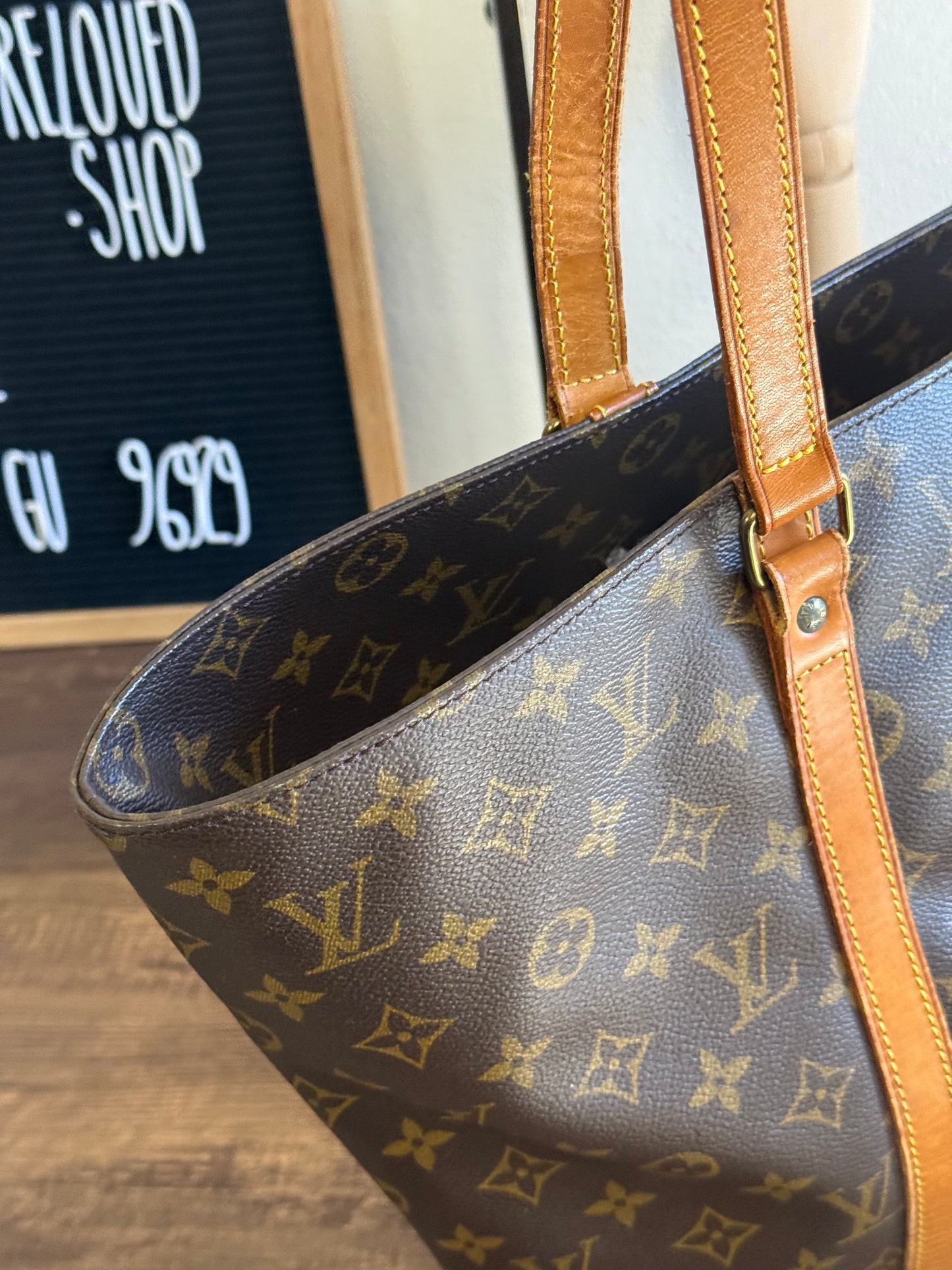 LOUIS VUITTON SAC SHOPPING GM TOTE BAG