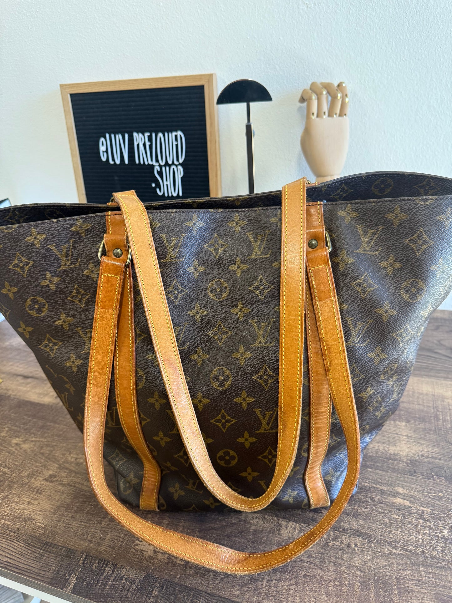 LOUIS VUITTON SAC SHOPPING GM TOTE BAG
