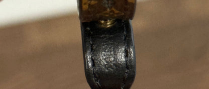 LOUIS VUITTON MONOGRAM CHARM BRACCELET SIZE 17 Black and Gold