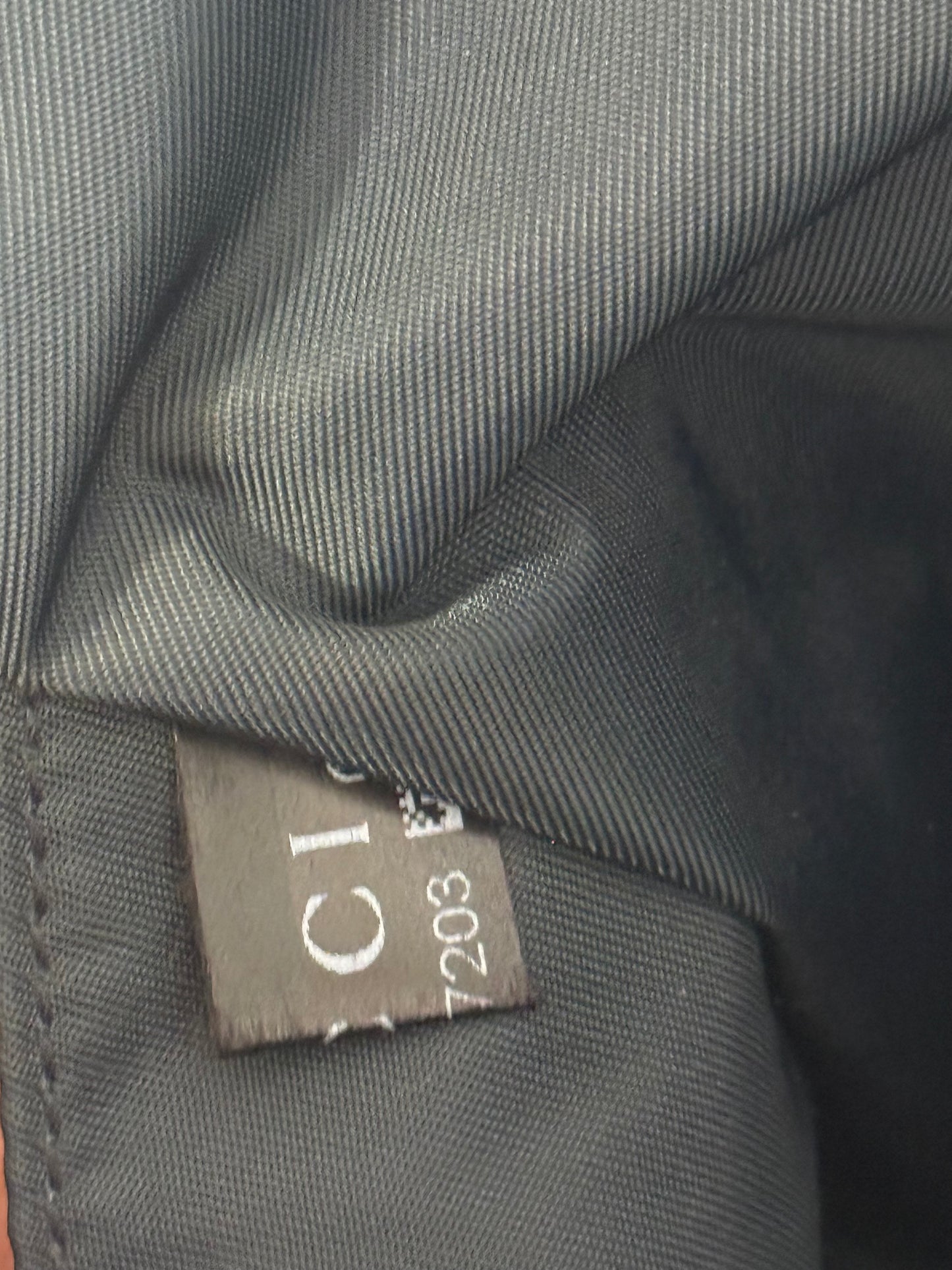 GUCCI BLUE CANVAS LOGO LARGE TOTE BAG