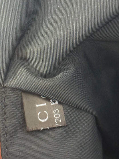 GUCCI BLUE CANVAS LOGO LARGE TOTE BAG
