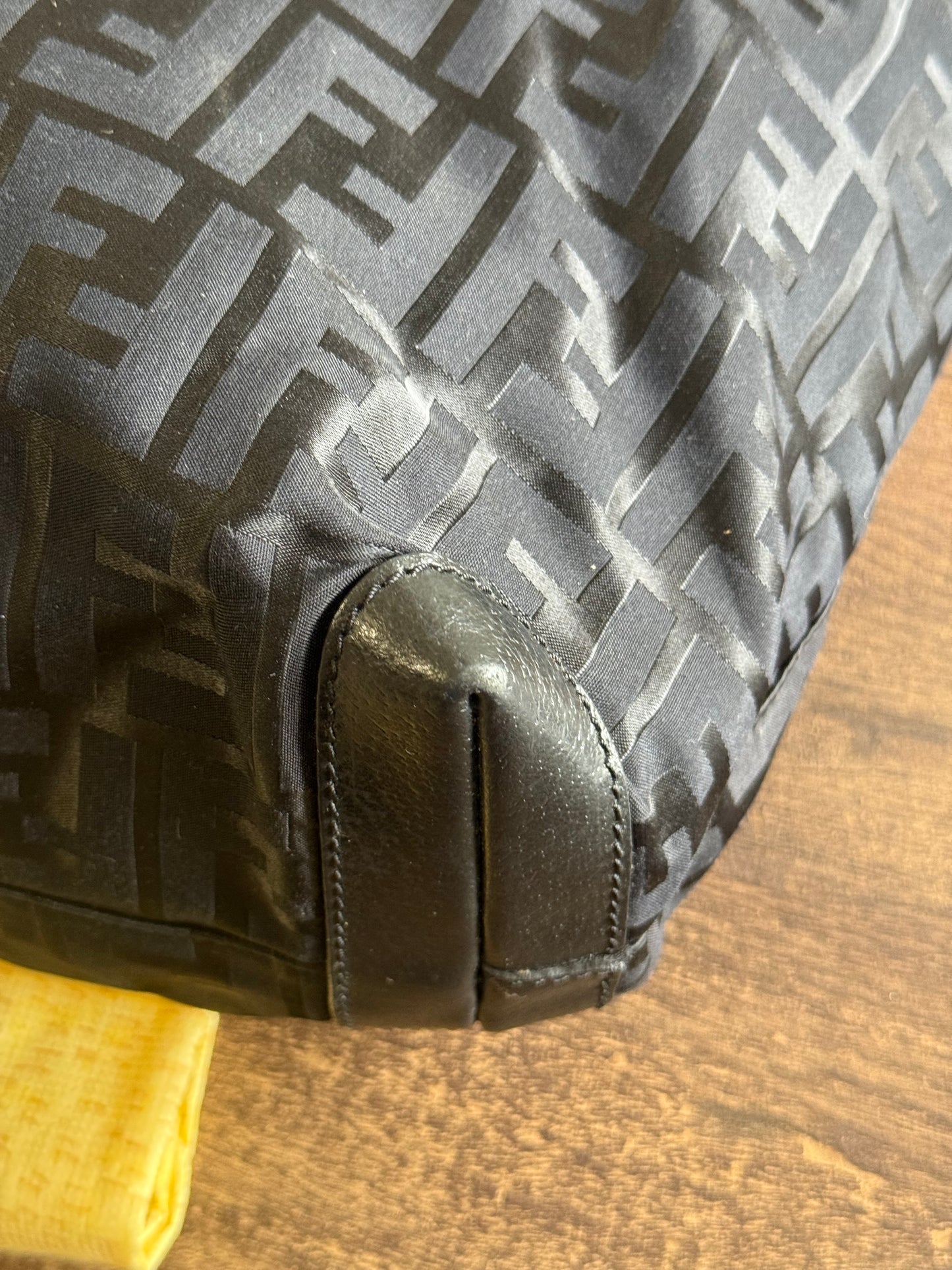 Fendi Nylon Zucca Shoulder Bag