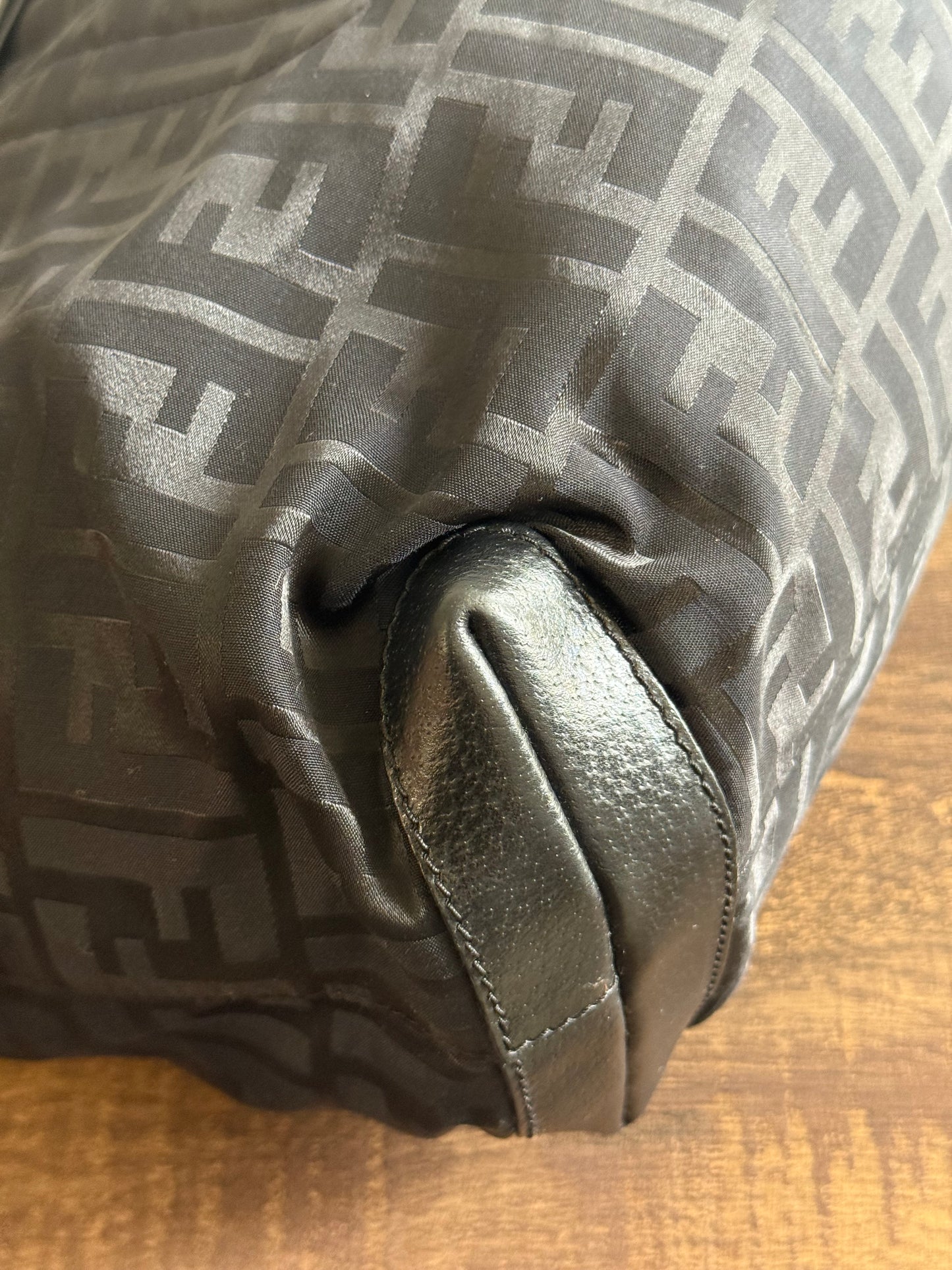 Fendi Nylon Zucca Shoulder Bag