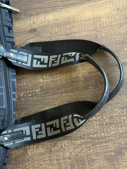 Fendi Nylon Zucca Shoulder Bag